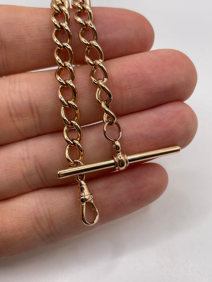 9ct rose gold bracelet