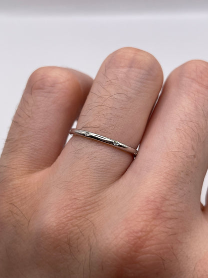 18ct white gold diamond eternity ring