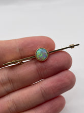 Load image into Gallery viewer, Antique 15ct gold opal brooch
