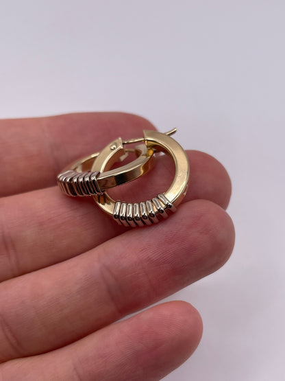 9ct gold Creole earrings