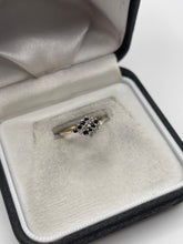 Load image into Gallery viewer, 9ct gold sapphire and diamond ring
