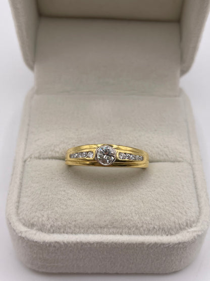 18ct gold diamond ring