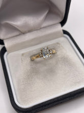 Load image into Gallery viewer, 9ct gold aquamarine ring
