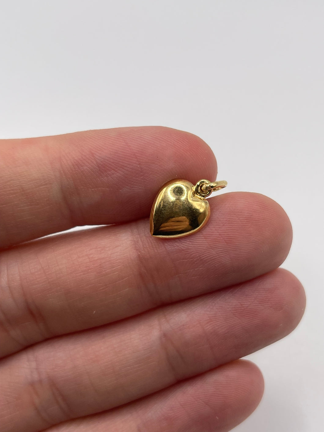 9ct gold heart charm