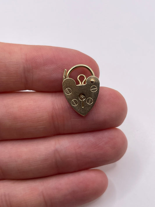 9ct gold padlock 9
