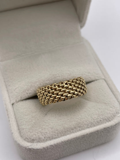14ct gold flexible ring