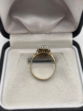Load image into Gallery viewer, 9ct gold topaz and diamond ring
