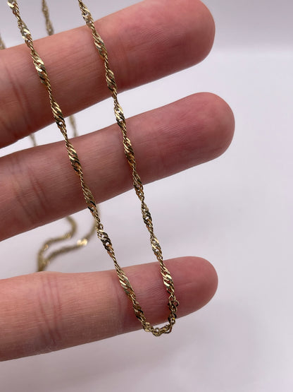 14ct gold chain 136