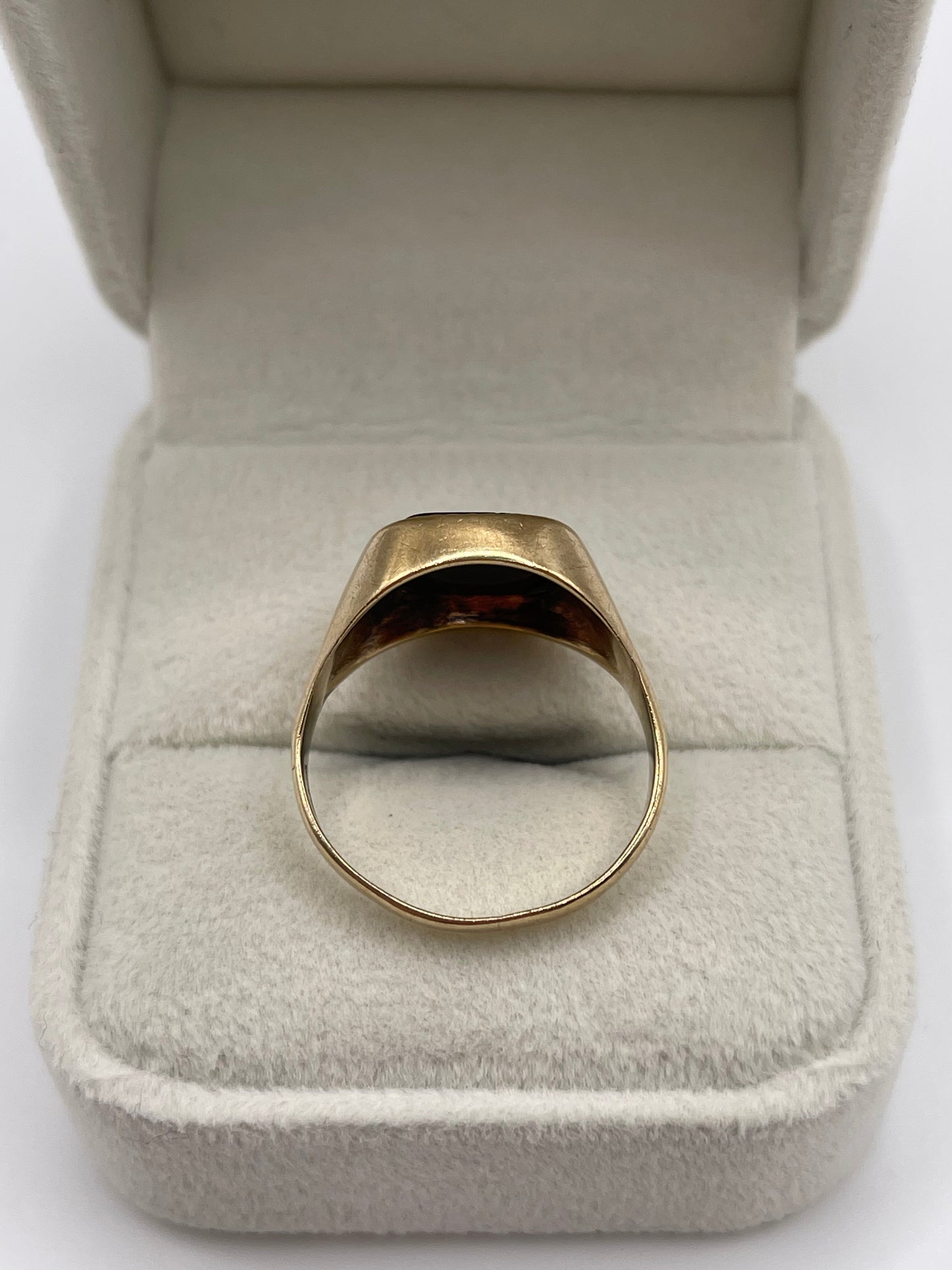 9ct gold onyx signet ring