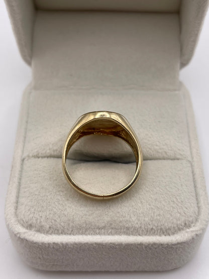 9ct gold signet ring