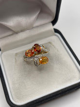 Load image into Gallery viewer, 9ct gold sapphire and diamond ring
