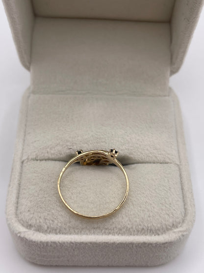 9ct gold sapphire ring