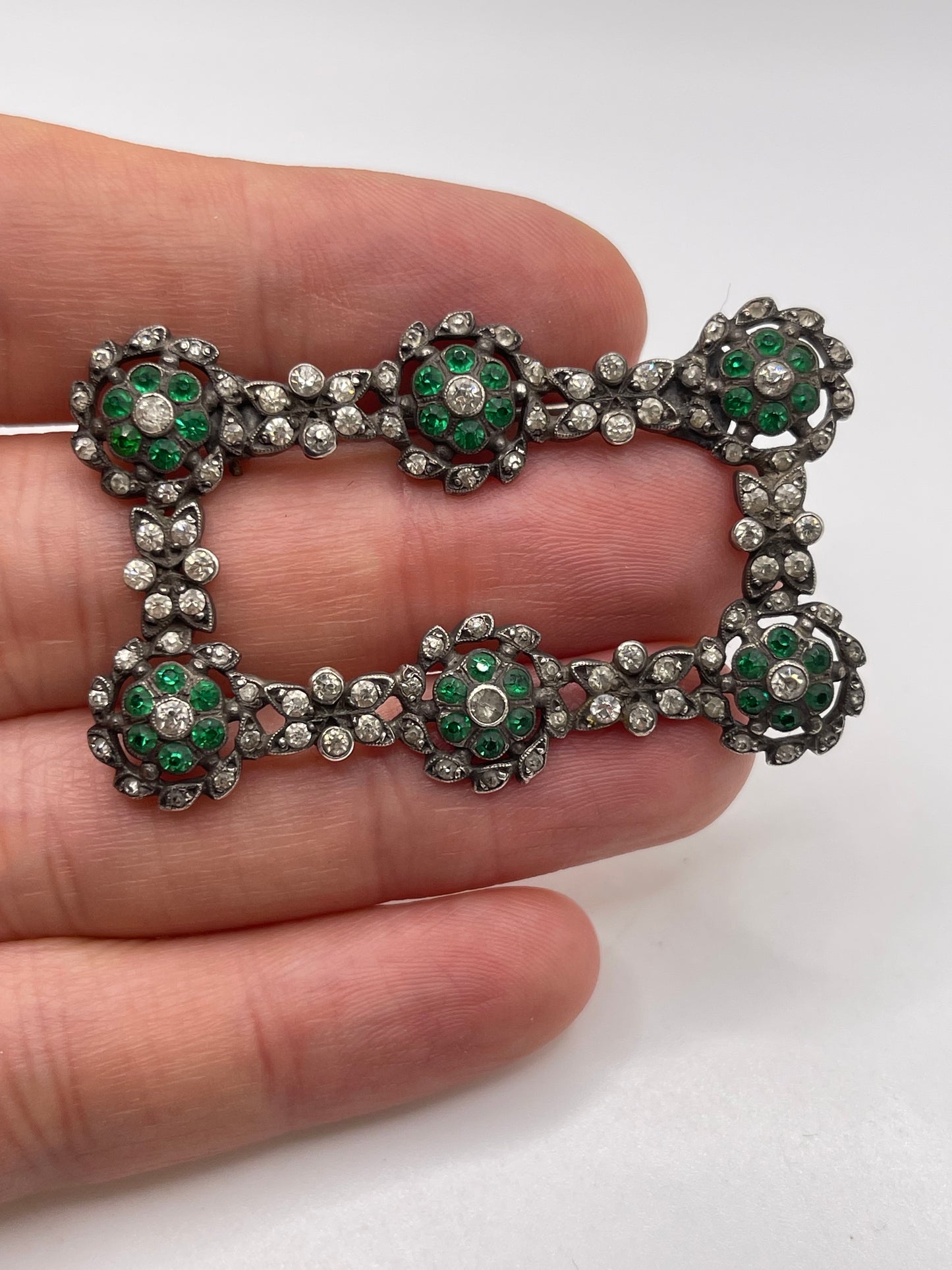 1930’s silver paste buckle