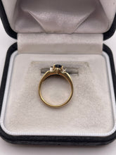 Load image into Gallery viewer, 14ct gold sapphire and diamond ring
