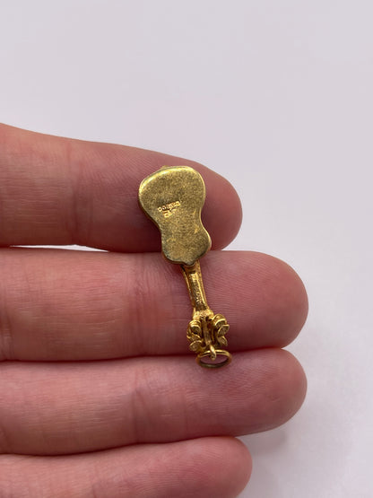 9ct gold guitar charm