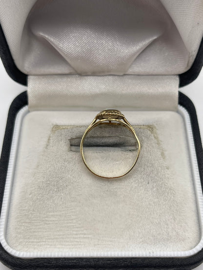 9ct gold opal ring