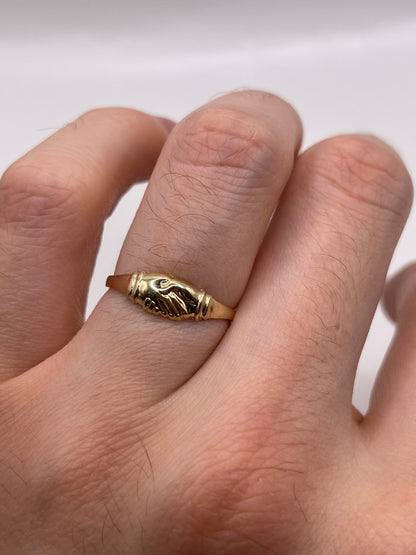 9ct gold Fede ring