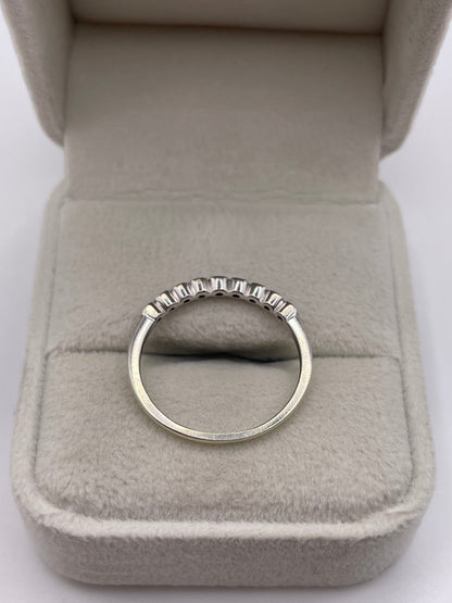 9ct white gold diamond ring