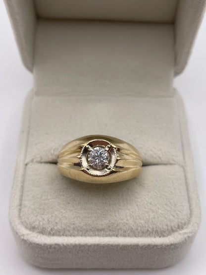 14ct gold diamond ring