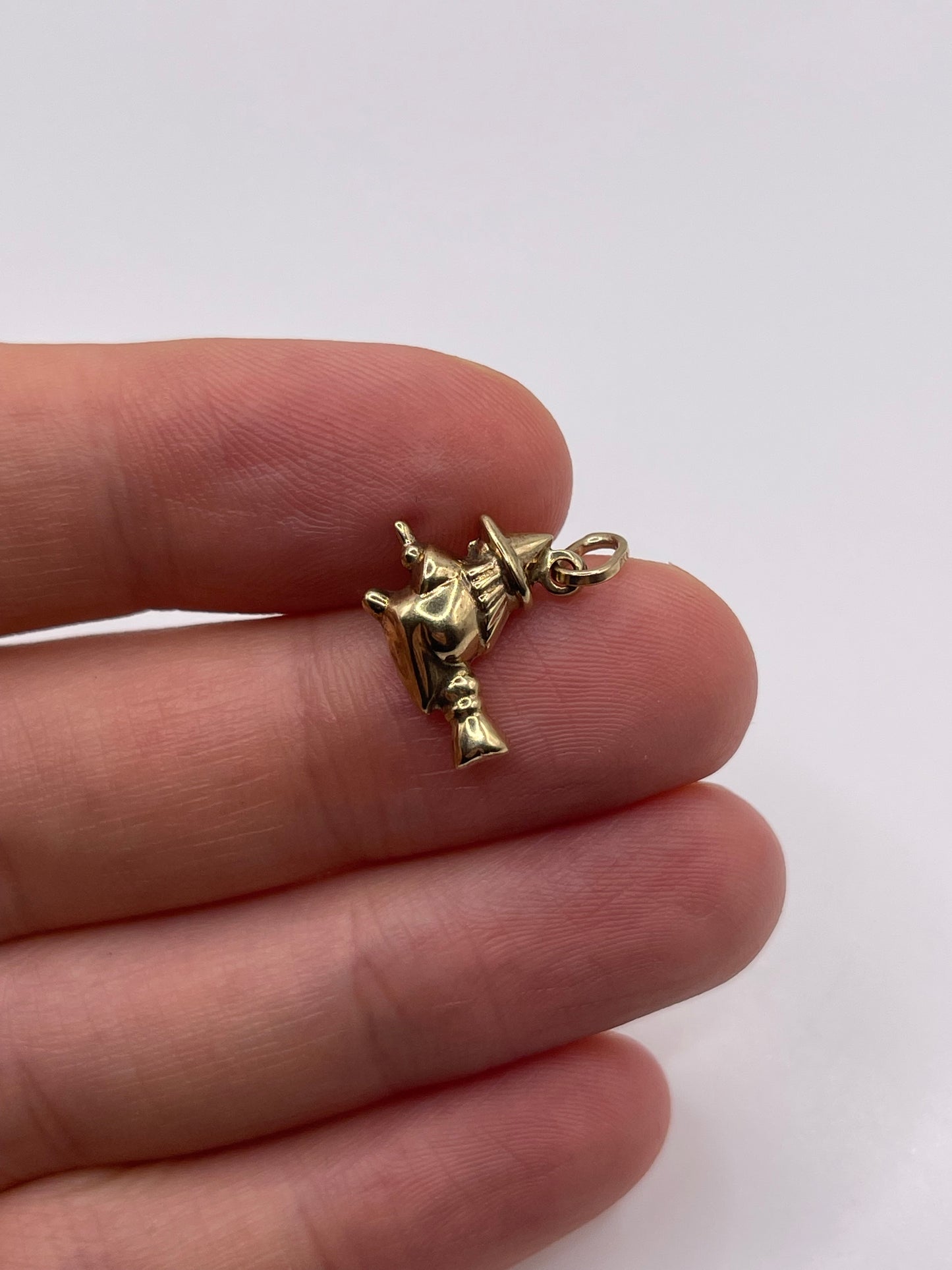 9ct gold witch charm