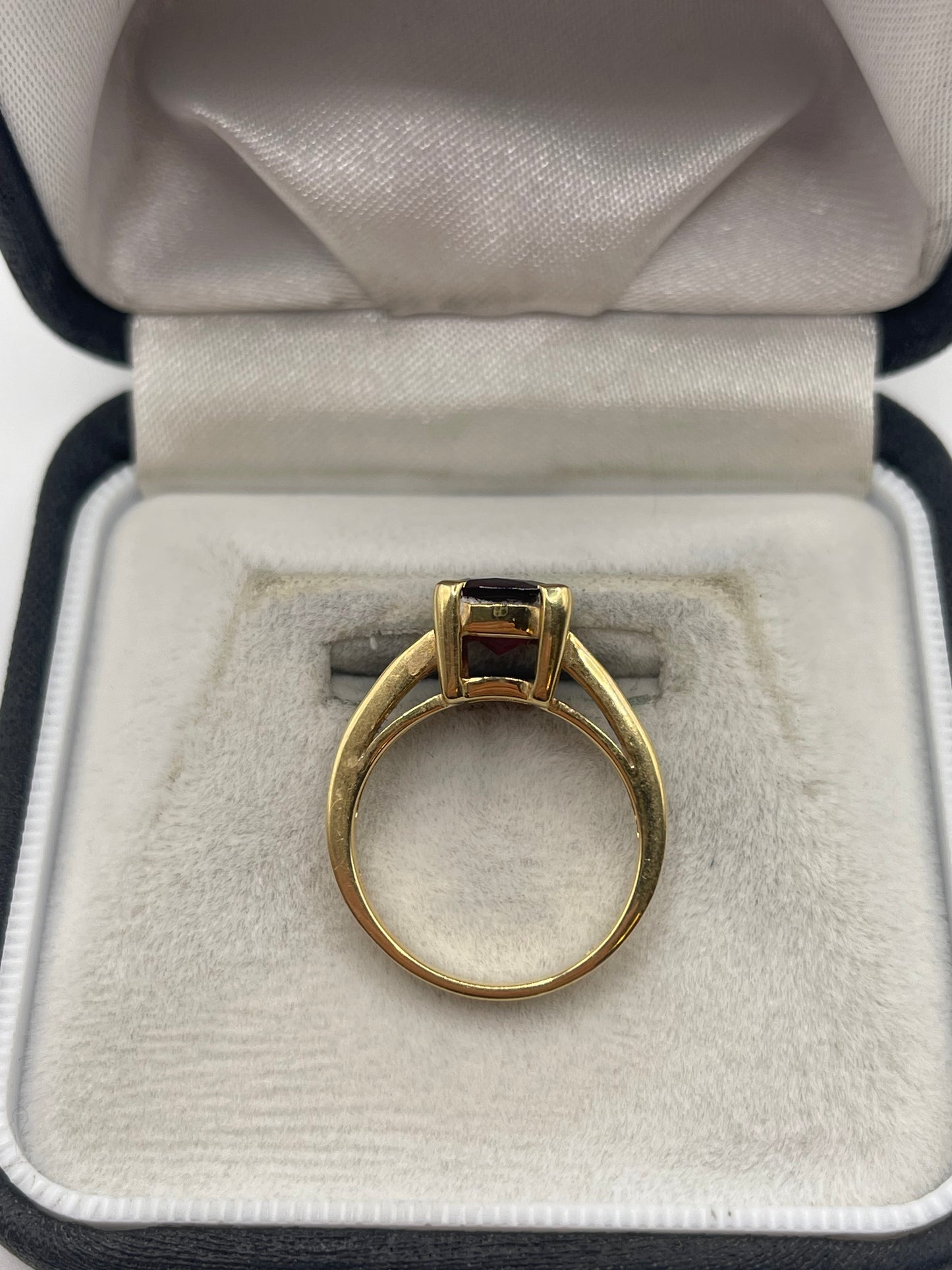 18ct gold tourmaline and diamond ring