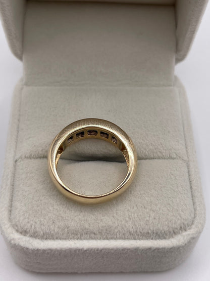 9ct gold colour change garnet ring