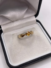 Load image into Gallery viewer, 9ct gold citrine ring
