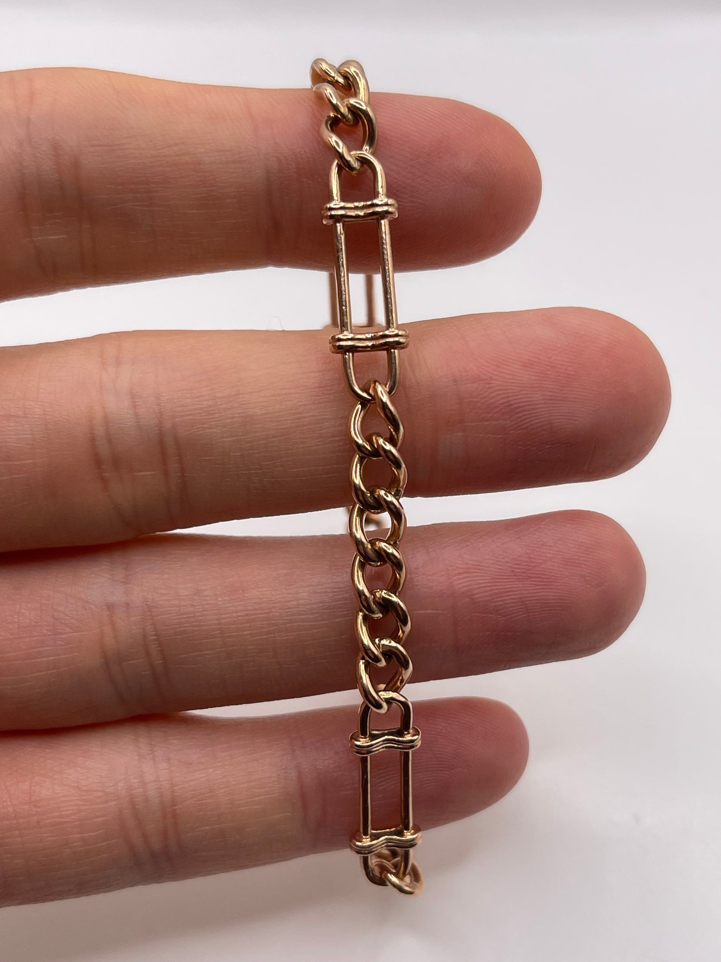 9ct rose gold bracelet