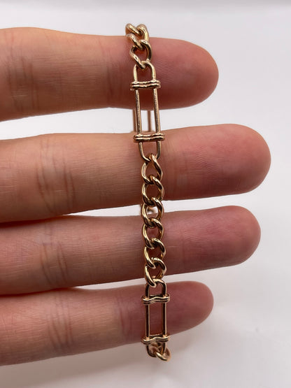 9ct rose gold bracelet