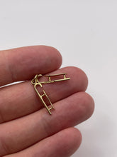 Load image into Gallery viewer, 9ct gold skis charm

