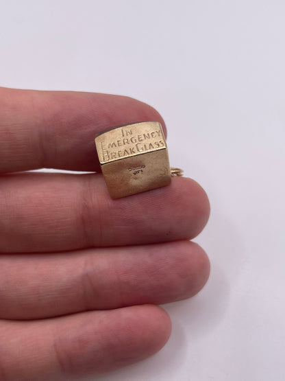 9ct gold 10 shilling note charm