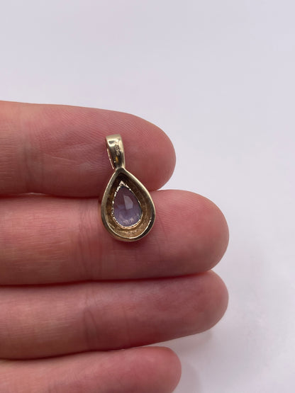 9ct gold topaz pendant
