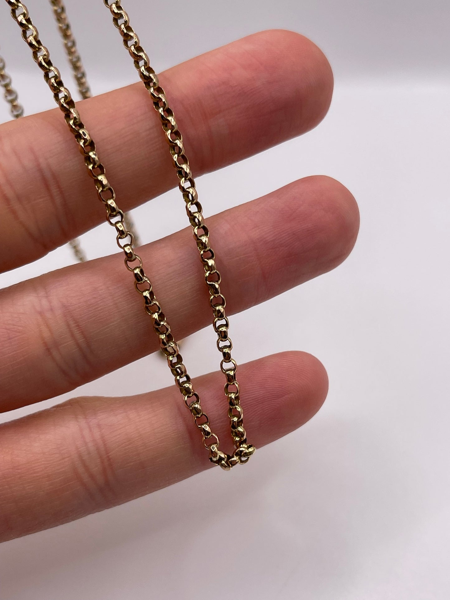 9ct rose gold chain 466