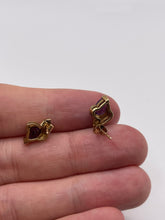 Load image into Gallery viewer, 9ct gold amethyst earrings
