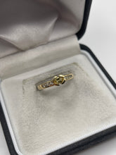 Load image into Gallery viewer, 9ct gold citrine and zircon ring
