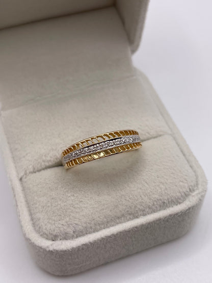 14ct gold diamond ring