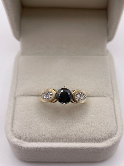 9ct gold diamond ring