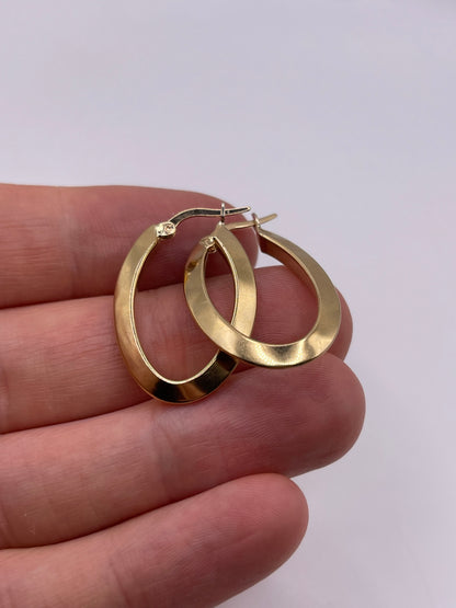9ct gold Creole earrings