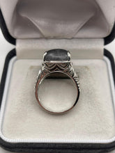 Load image into Gallery viewer, Silver gemstone ring
