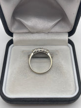 Load image into Gallery viewer, 9ct white gold cz ring

