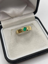 Load image into Gallery viewer, 18ct gold emerald ring
