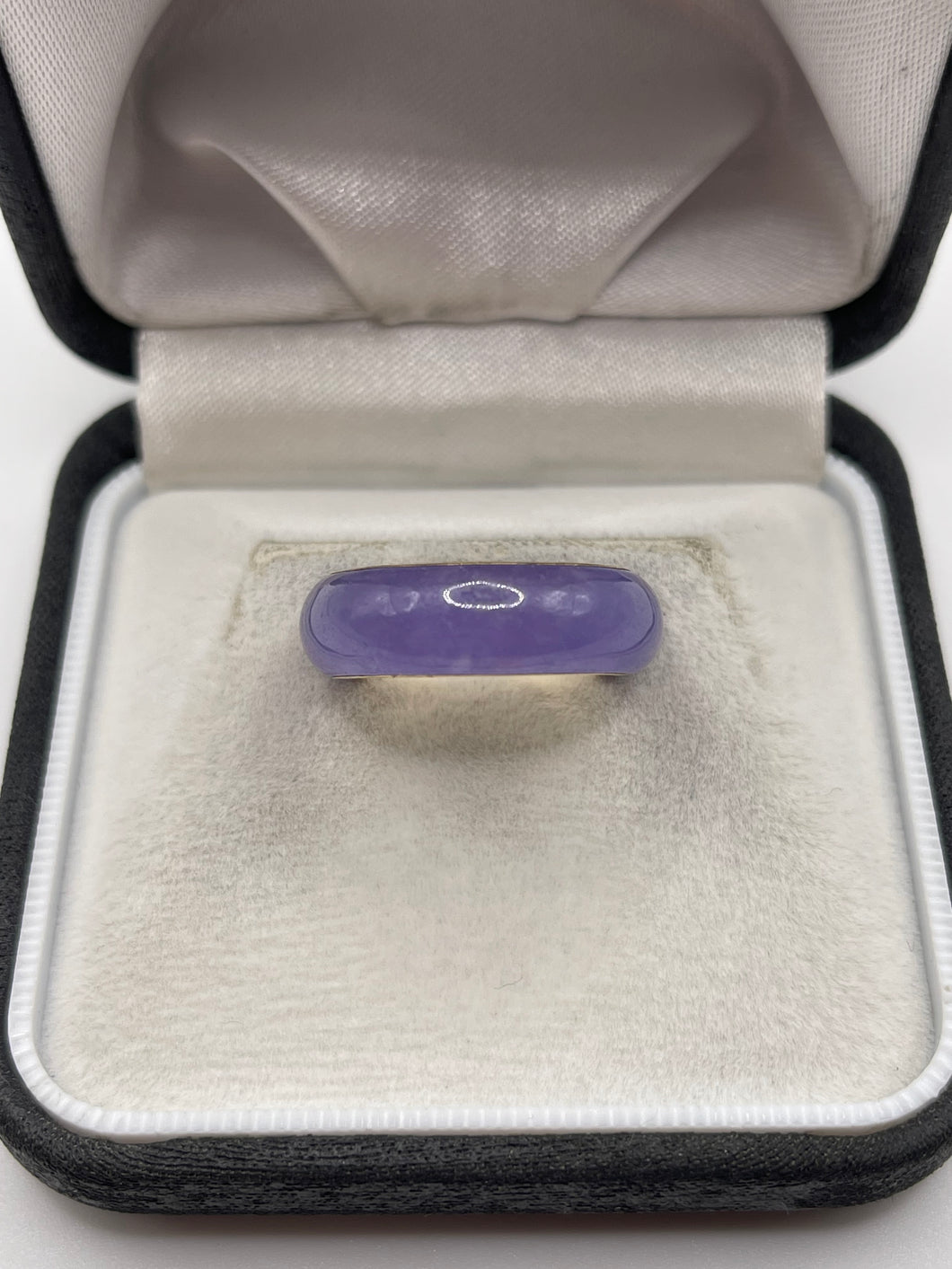 14ct gold jade ring
