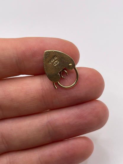 9ct gold padlock 7