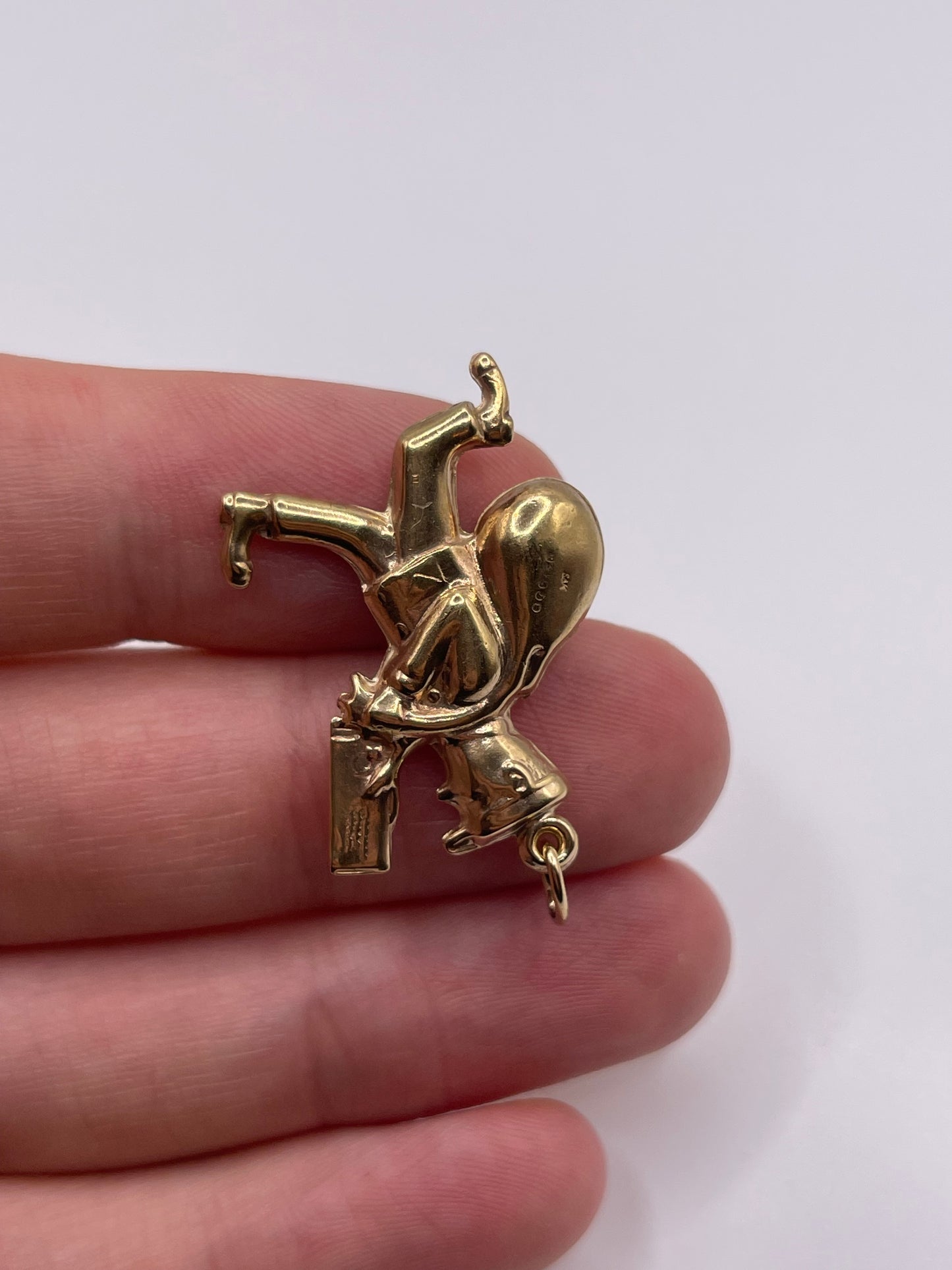 9ct gold postman charm