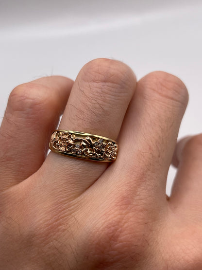 Clogau 9ct gold diamond ring