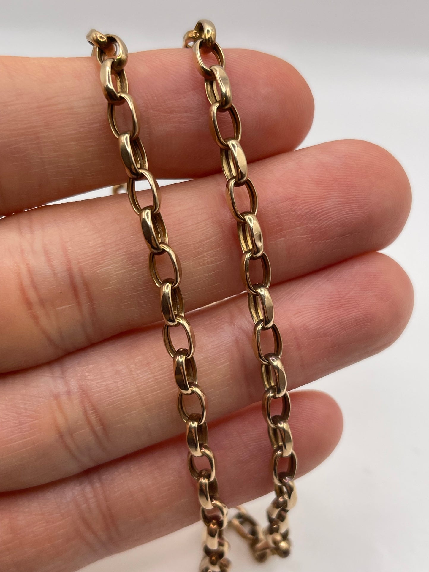 9ct rose gold chain 467