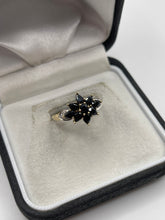 Load image into Gallery viewer, 9ct gold sapphire and diamond ring
