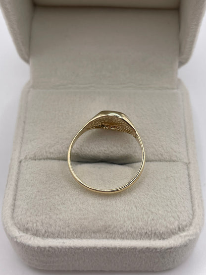 9ct gold signet ring