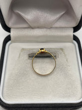 Load image into Gallery viewer, 9ct gold garnet ring
