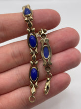 Load image into Gallery viewer, 9ct gold lapis lazuli bracelet

